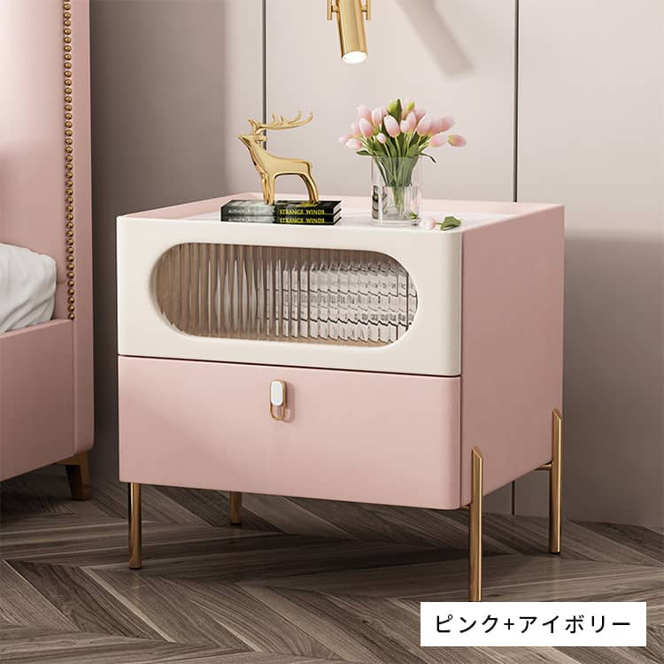 ナイトテーブル ライトブルー ピンク ライトグレー カーキ ライトブラウン ブルー グリーン ベージュ ピンク＋ベージュ オレンジ＋ベージュ セラミック スチール yk-10-nighttable