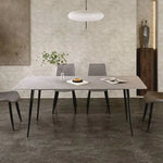 ダイニングテーブル セラミック テーブル 食卓 6人掛け 4人掛け 大理石調 幅140cm 幅160cm 幅180cm モダン 北欧 傷 汚れに強い 9513-604hs