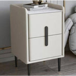 ナイトテーブル ピンク ホワイト ブラック ブラウン イエロー ベージュ ブルー グリーン ライトグレー ダークグレー PUレザー スチール 無垢材フレーム セラミック yk-07-nighttable