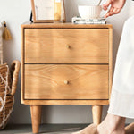 ナイトテーブル ナチュラル ブラウン オーク材 ysys-b3029-nighttable