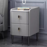 ナイトテーブル カーキ ライトグレー ピンク ミントグリーン オレンジ グリーン ブルー ブラック ブラウン ベージュ ダークグレー マイクロファイバーレザー スチール パイン セラミック yk-11-nighttable