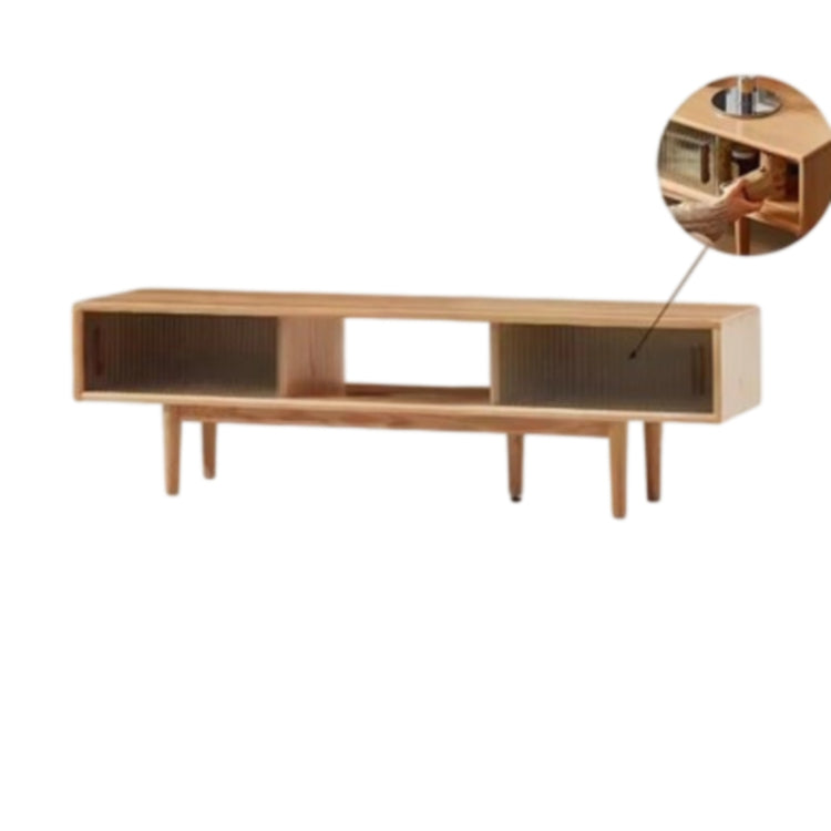 テレビ台 ナチュラル ブラウン オーク材 キリ材 ガラス ysys-b3086-tvstand