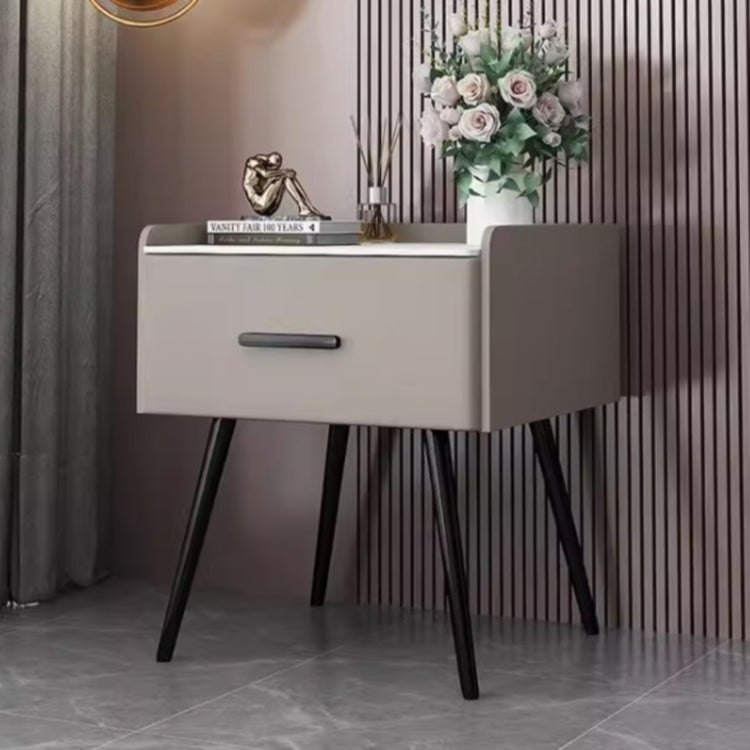 ナイトテーブル ホワイト ベージュ ライトグレー ダークグレー カーキ ブラウン グレー オレンジ セラミック 天然木 yk-09-nighttable