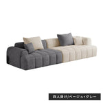 ソファー グリーン ベージュ グレー イエロー オレンジ ベージュ＋グリーン ベージュ＋ベージュ ベージュ＋グレー ベージュ＋イエロー ベルベット パイン材 dlo-045-sofa