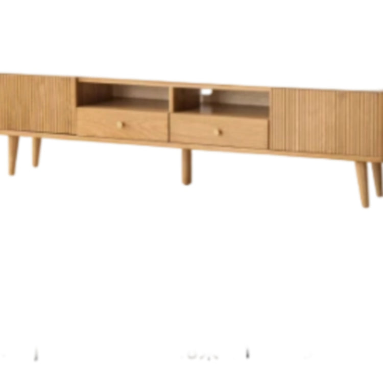 テレビ台 ナチュラル ブラウン オーク材 セラミック キリ材 真鍮 ysys-a1083-tvstand