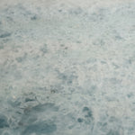 デザイナーズ 大理石センターテーブル アイスブルー×シルバー 天然石天板 高級ラグジュアリーモダン jrjj-6628