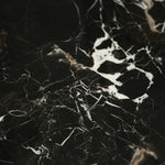 デザイナーズ 大理石ダイニングテーブル ブラック×シルバー 高級ラグジュアリースタイル 回転盤付 jrjj-A38