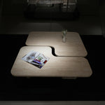 デザイナーズ トラバーチン ローテーブル ナチュラルベージュ センターテーブル 天然石モダン 組み合わせリビングテーブル120cm×90cm jrjj-8573