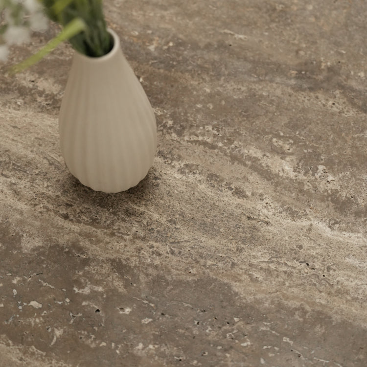 デザイナーズ トラバーチン ローテーブル センターテーブル 天然石グレージュモダン 組み合わせリビングテーブル ラグジュアリーデザイン90cm jrjj-8575