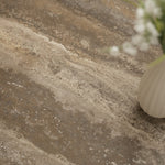 デザイナーズ トラバーチン ローテーブル センターテーブル 天然石グレージュモダン 組み合わせリビングテーブル ラグジュアリーデザイン90cm jrjj-8575