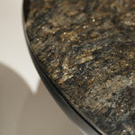 デザイナーズ 大理石ローテーブル センターテーブル 天然石ブラックブロンズ 天板輝き仕上げ 高級リビングテーブル100cm 50cm jrjj-8239A