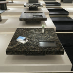 デザイナーズ 大理石センターテーブル モダンラグジュアリー スクエアローテーブル 4色展開120cm 100cm jrjj-899A