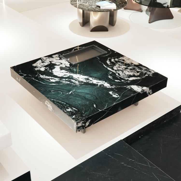 デザイナーズ 大理石センターテーブル モダンラグジュアリー スクエアローテーブル 4色展開120cm 100cm jrjj-899A