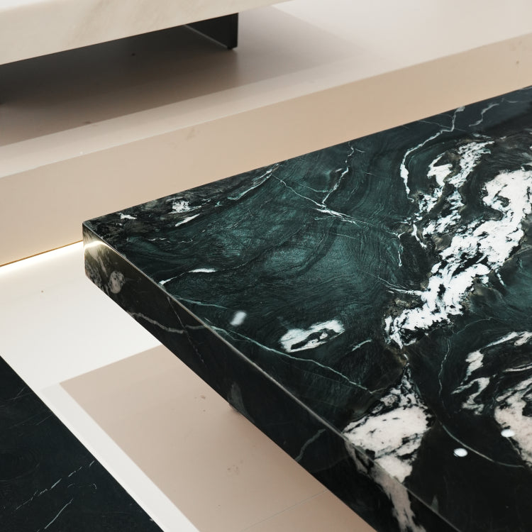 デザイナーズ 大理石センターテーブル モダンラグジュアリー スクエアローテーブル 4色展開120cm 100cm jrjj-899A