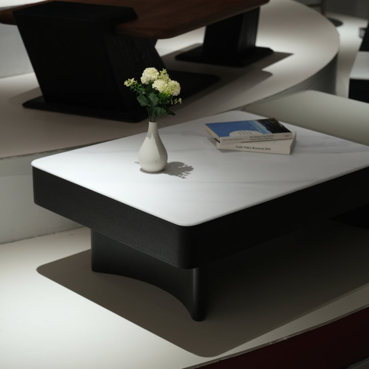 デザイナーズ 収納ローテーブル 微結晶ガラス天板 センターテーブル モダンラグジュアリー ホワイト×グレーカラー 130cm×70cm jrjj-8518