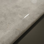 ラグジュアリー 天然大理石ダイニングテーブル ホワイトクリスタル調天板 高級モダンインテリア ブラックベースデザイン180cmjrjj-A35