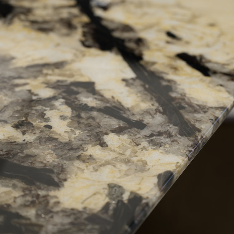 ラグジュアリー 天然大理石テーブル ダイニングテーブル ホワイト×グレー調天板 高級ナチュラルモダン デザイナーズダイニング180cm×90cm jrjj-A11