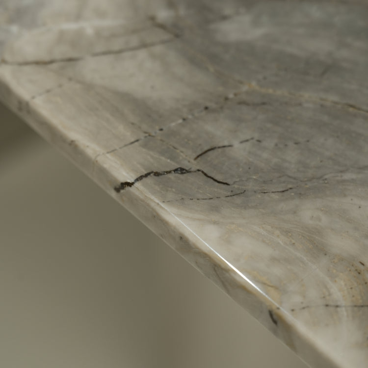 天然大理石 ヴェネチアブラウン マーブルテーブル ダイニングテーブル 高級モダンデザイン ステンレス脚 ラグジュアリー家具180cm×90cm jrjj-6739