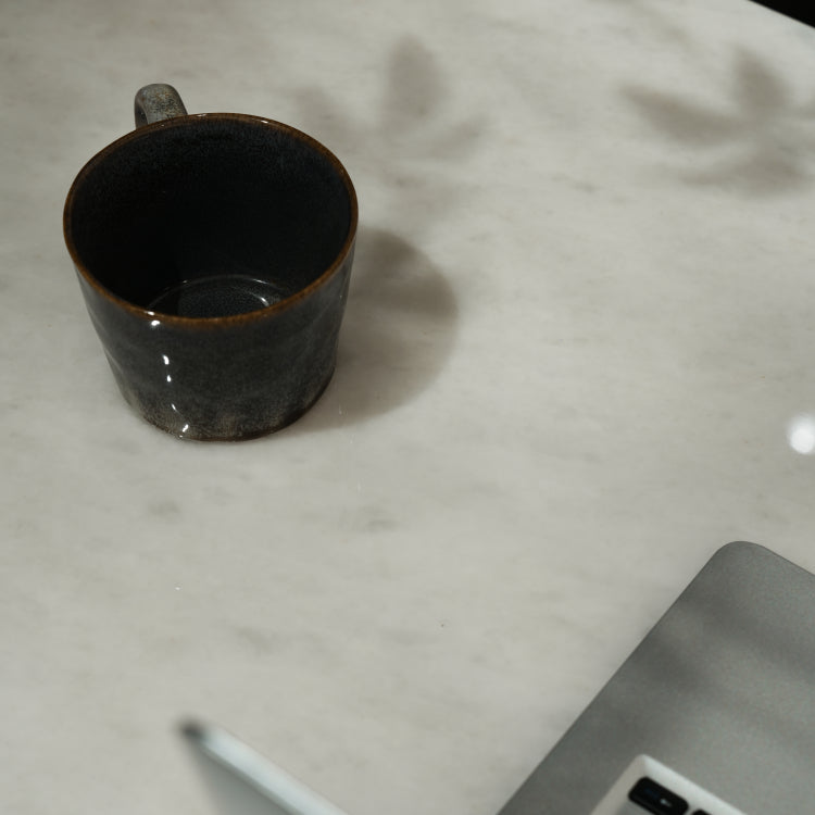 ラグジュアリー 天然大理石テーブル ダイニングテーブル ホワイトマーブル調 高級デザイナーズ家具 モダンインテリア180cm×90cm jrjj-6715