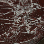 ラグジュアリー 天然大理石テーブル ダイニングテーブル ボルドーレッド調 大厚底板デザイン 高級デザイナーズ家具280cm×115cm jrjj-6751