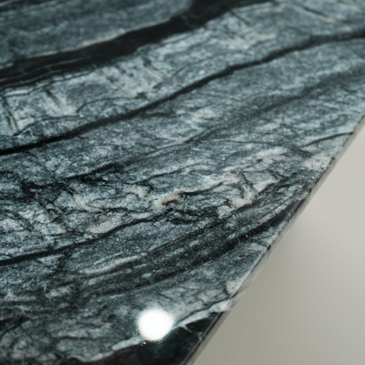 デザイナーズ 大理石ダイニングテーブル 古木紋 天然石天板 ブロンズ脚 高級モダンスタイル jrjj-6633