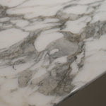 ラグジュアリー 天然大理石テーブル ダイニングテーブル シャンパンゴールド調天板 高級エレガントモダン デザイナーズダイニング180cm 200cm jrjj-6129