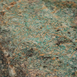 デザイナーズ 大理石ダイニングテーブル 孔雀緑 天然石天板 ブロンズ脚 高級モダンインテリア jrjj-6637