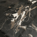 デザイナーズ 大理石ダイニングテーブル ブラック×ホワイト 天然石天板 高級モノトーンインテリア jrjj-6112