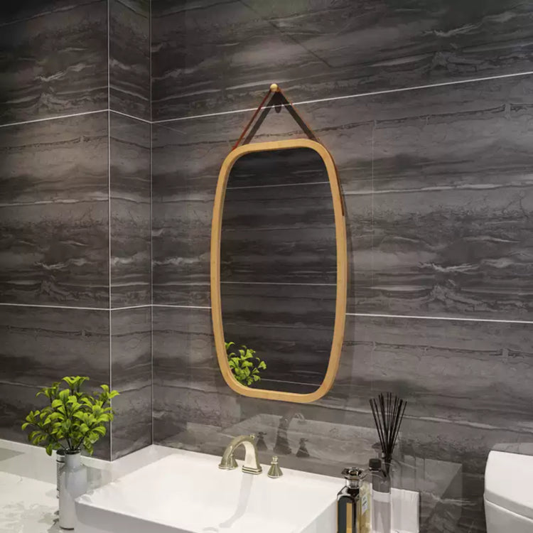 鏡 ナチュラル 竹集成材 ミラー zt-016-zh-groceries