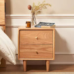 ナイトテーブル ナチュラル ブラウン オーク材 ysys-b3029-nighttable