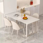 テーブル ホワイト セラミック スチール hx-cz-wh2-table