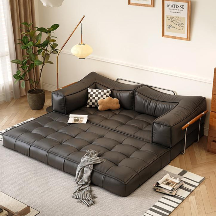 洗えるカバー仕様ソファ　レザー＆ファブリック選択可　北欧モダンデザインの3人掛けローソファ xmw-02