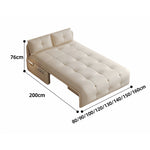 電動ソファーベッド 折りたたみ 一体型 リビング 寝室対応sxj-112-16