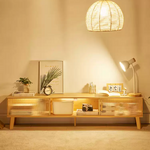 テレビ台 ナチュラル 竹 ガラス zt-548