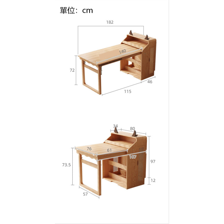 実木 折りたたみダイニングテーブル＆カウンター収納一体型｜折りたたみ椅子セット ナチュラル 北欧風 天板140cm hemw-1126
