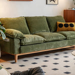 ソファー グリーン グレー ブルー イエロー ベージュ コーデュロイ チェリー xbjj-qqsf-sofa