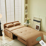 電動ソファーベッド 折りたたみ 一体型 リビング 寝室対応sxj-112-16