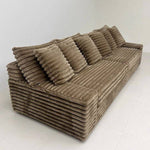 真空圧縮 太畝コーデュロイ ソファ 純ウレタンフォーム使用 布製 リビング用 くつろぎ系 ローソファ／怠け者ソファ dhyssf-1229-7