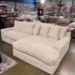 真空圧縮 太畝コーデュロイ ソファ 純ウレタンフォーム使用 布製 リビング用 くつろぎ系 ローソファ／怠け者ソファ dhyssf-1229-7