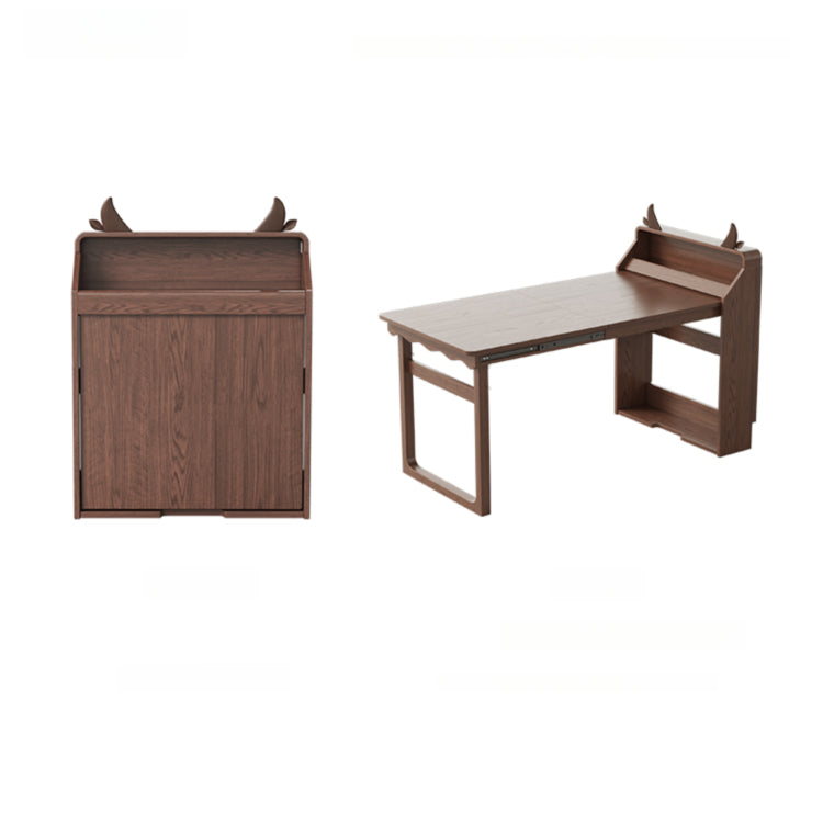 実木 折りたたみダイニングテーブル＆カウンター収納一体型｜折りたたみ椅子セット ナチュラル 北欧風 天板140cm hemw-1126