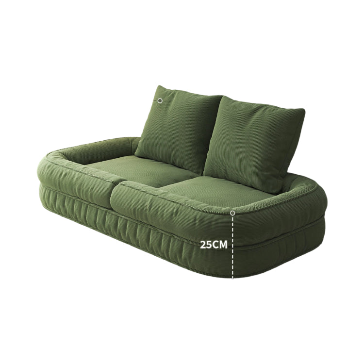 ごろ寝ソファ 折りたたみ式 1人掛け 畳風 リクライニング対応 寝転べるソファチェア／簡易ベッド fwtd-1229-12