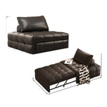 パフ風 折りたたみソファベッド 1人掛け リビング用 のびる伸縮タイプ くつろぎ系 コンパクトソファ fms-1844-01