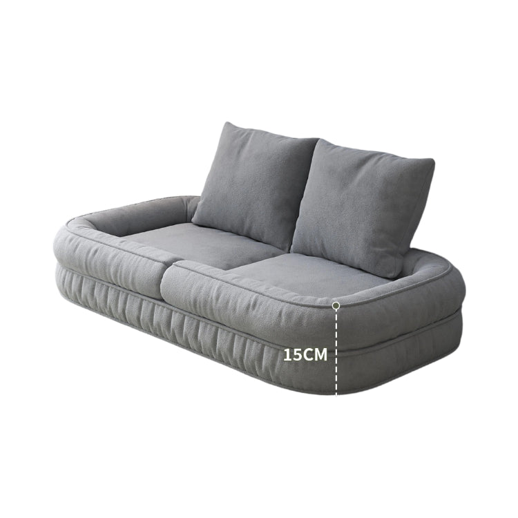 ごろ寝ソファ 折りたたみ式 1人掛け 畳風 リクライニング対応 寝転べるソファチェア／簡易ベッド fwtd-1229-12