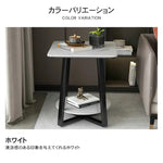 センターテーブル ホワイト グレー セラミック スチール cr-001-bj-table