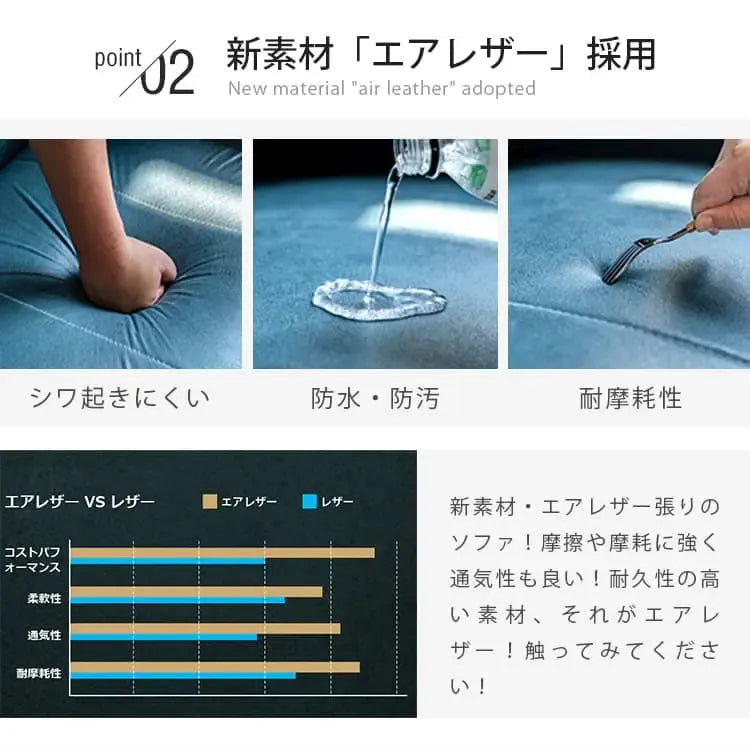 ソファー イエロー[ファブリック] グリーン[ファブリック] グレー[ファブリック] オレンジ[エアレザー] イエロー[エアレザー] グレー[エアレザー] ファブリック スチール エアレザー dlo-009-sofa