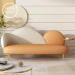 ソファー ホワイト＋オレンジ ホワイト＋ミントグリーン ホワイト＋グレー オレンジ＋ホワイト ミントグリーン＋ホワイト グレー＋ホワイト エアレザー スチール dlo-019-sofa