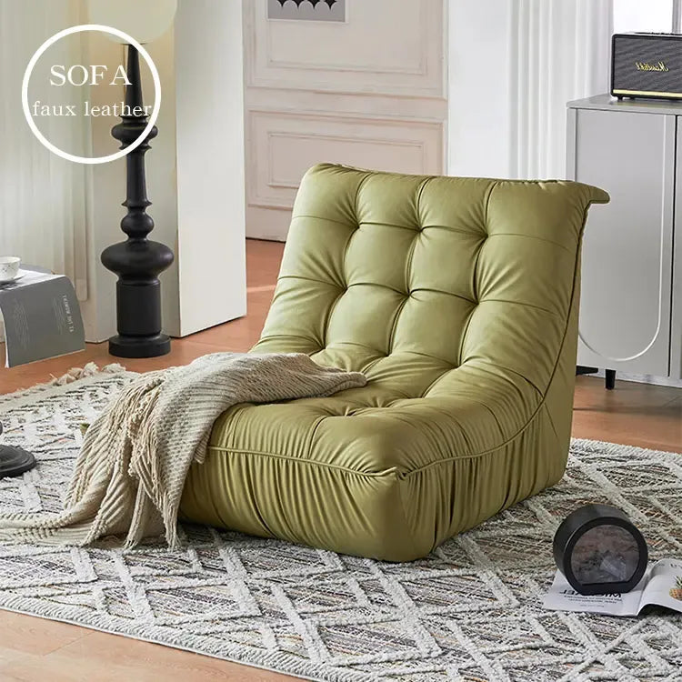 ソファー グリーン ベージュ オレンジ グレー ブラック 合成皮革 天然木 Sバネ dlo-026-sofa