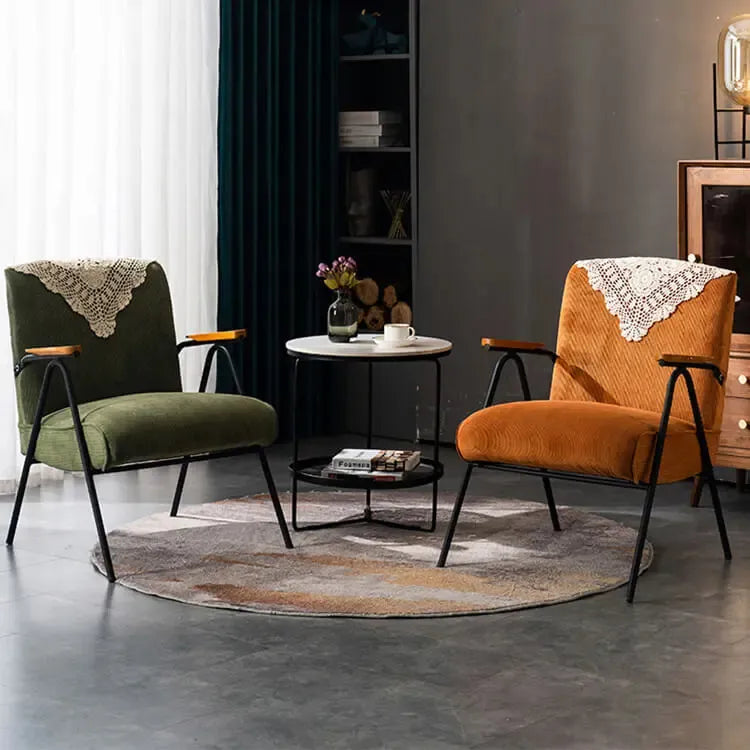 ソファー グリーン ブルー オレンジ グレー コーデュロイ スチール シリコンフィル 天然木 dlo-040