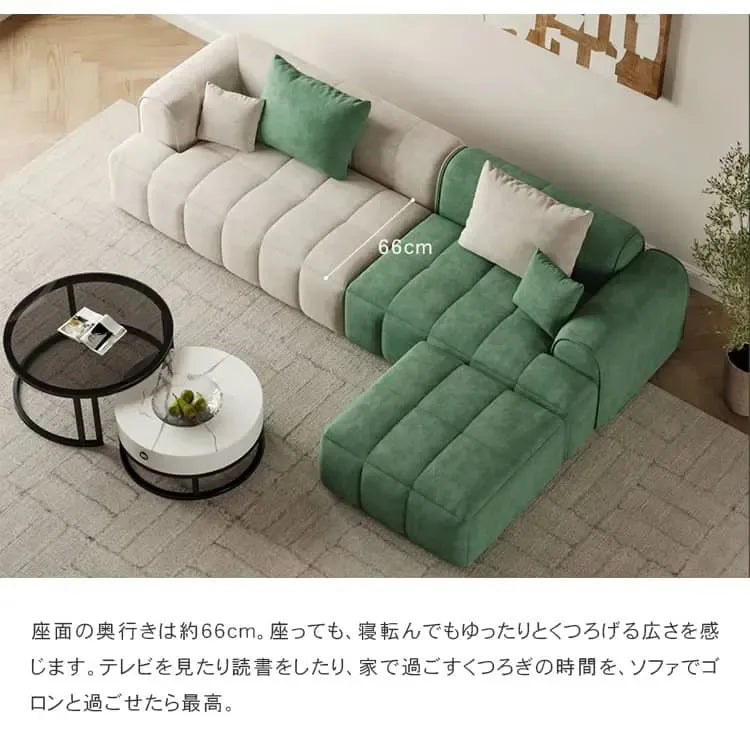 ソファー グリーン ベージュ グレー イエロー オレンジ ベージュ＋グリーン ベージュ＋ベージュ ベージュ＋グレー ベージュ＋イエロー ベルベット パイン材 dlo-045-sofa
