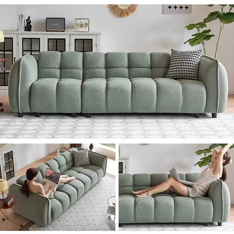 ソファー グリーン グレー ブラウン イエロー ブルー ベージュ ブラック ベルベット パイン材 Sバネ 樹脂 dlo-048-sofa